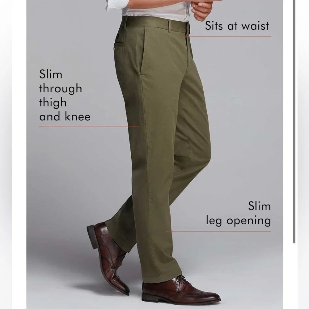 Green banana republic Aiden chino pants